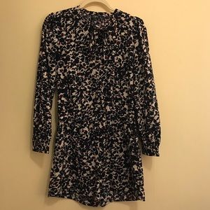 Loft printed silk romper